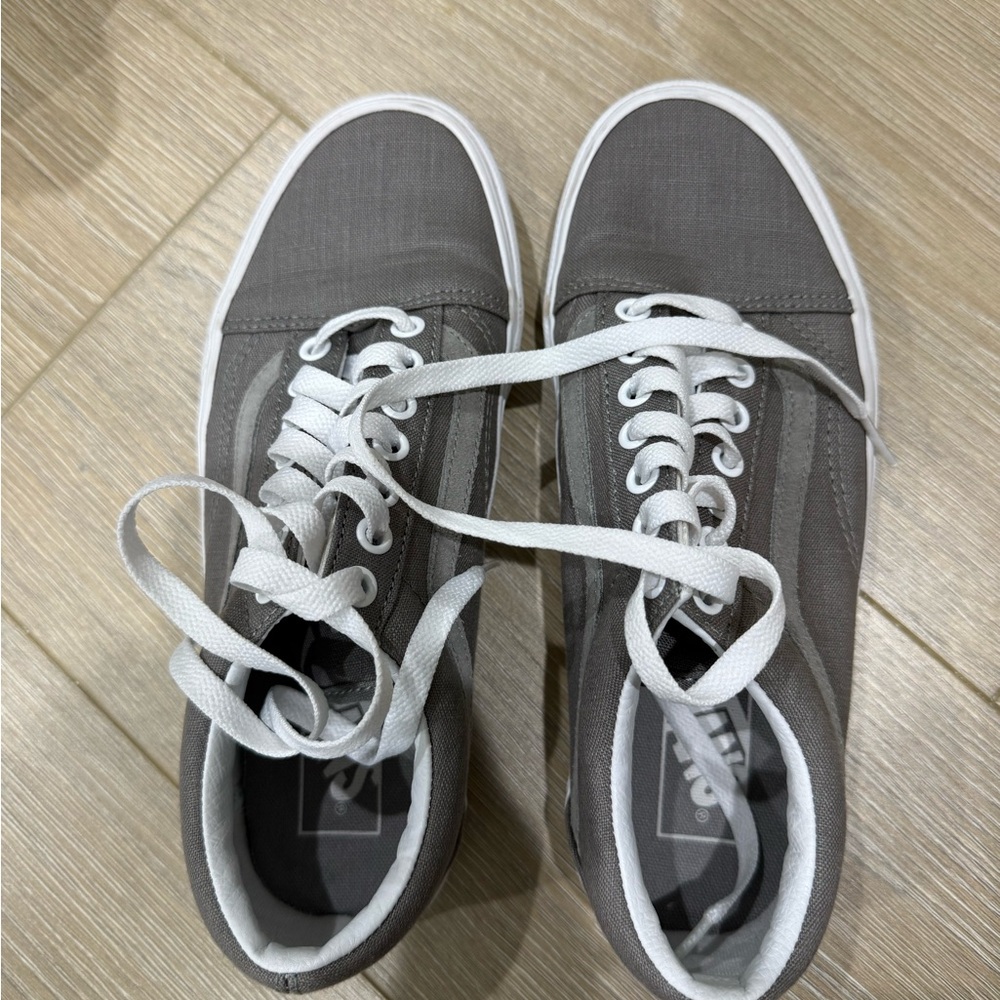 Vans Gray Canvas Sneakers